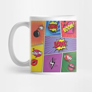 Comics Portrait - Heroes Group - Cartoon Mug